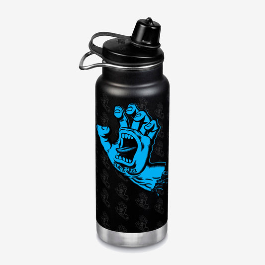 32oz-tkwide-with-chug-cap-santa-cruz-screaming-hand-n0 K32TKWCG-BK-SantaCruze_ScreamingHand.jpg